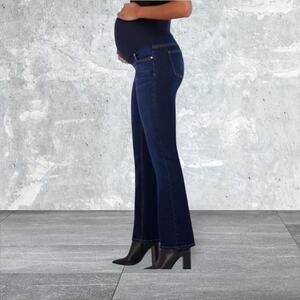 SAVI PARKER Womens Maternity Jeans Over The Belly See Size Chart M 27" Inseam